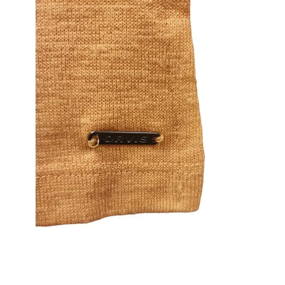 Orvis Womens Yellow Knit Polyester Blend V-Neck Pullover Tunic Top Size Small - Picture 11 of 11